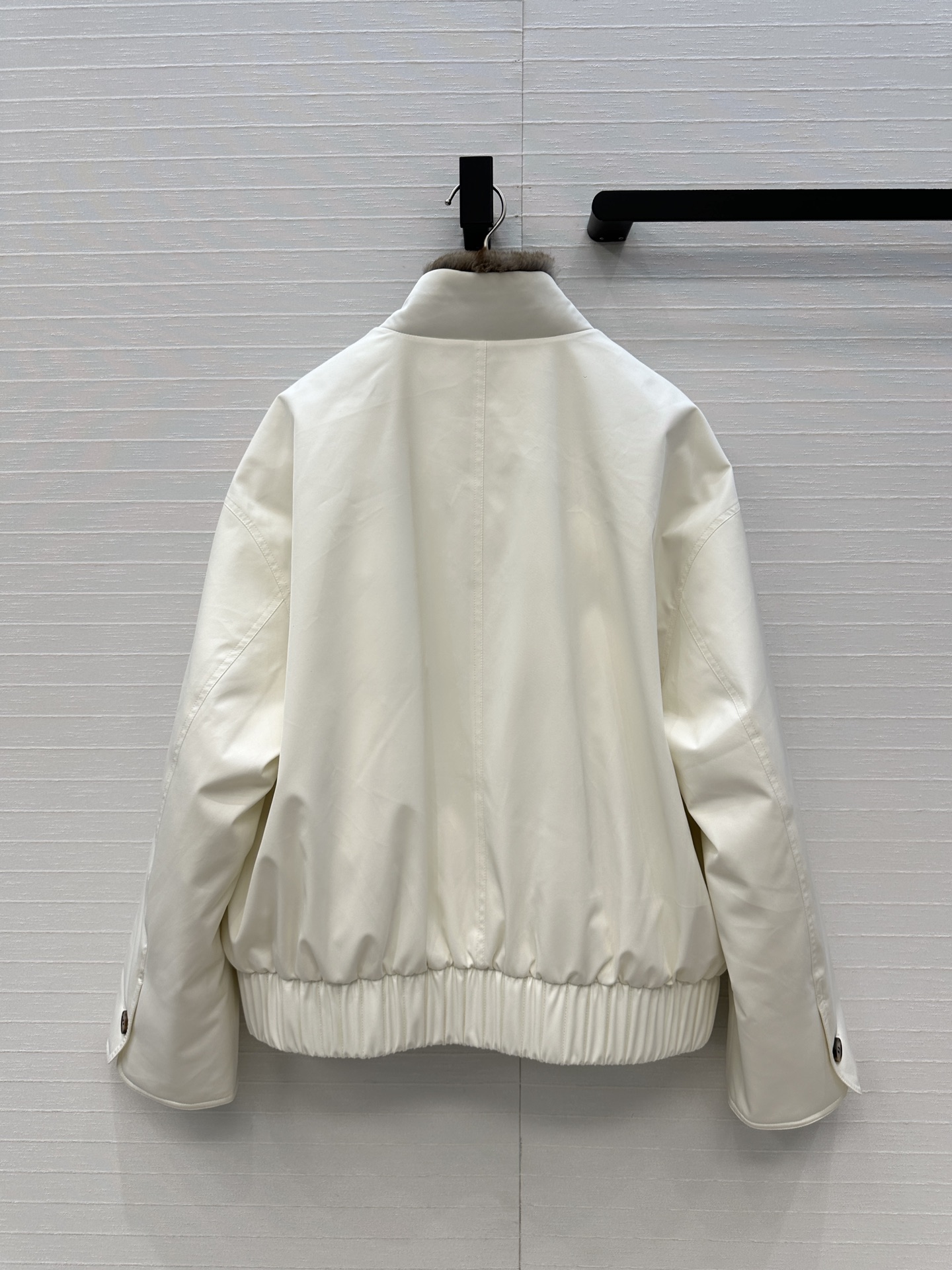 独家首发❤️品质控必入！Row风高智感穿搭！老干部立领夹克羽绒服！芬兰 紫狐皮草毛领进口日本三醋酸记忆丝