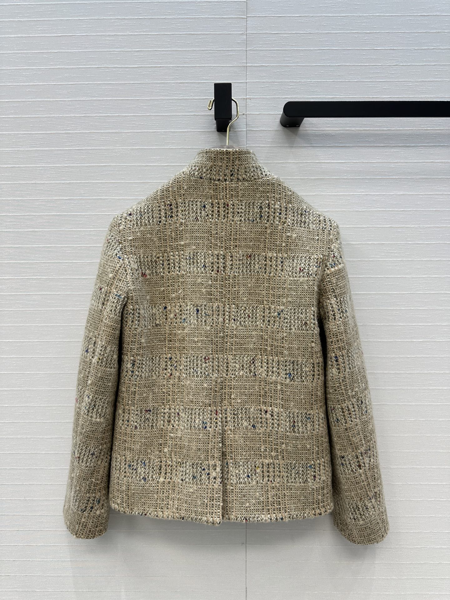 独家首发，高端原单品质❤️Lp高奢老钱风穿搭！Spagna系列宝石混纱羊毛花呢格纹外套！多色纱线交织钉珠