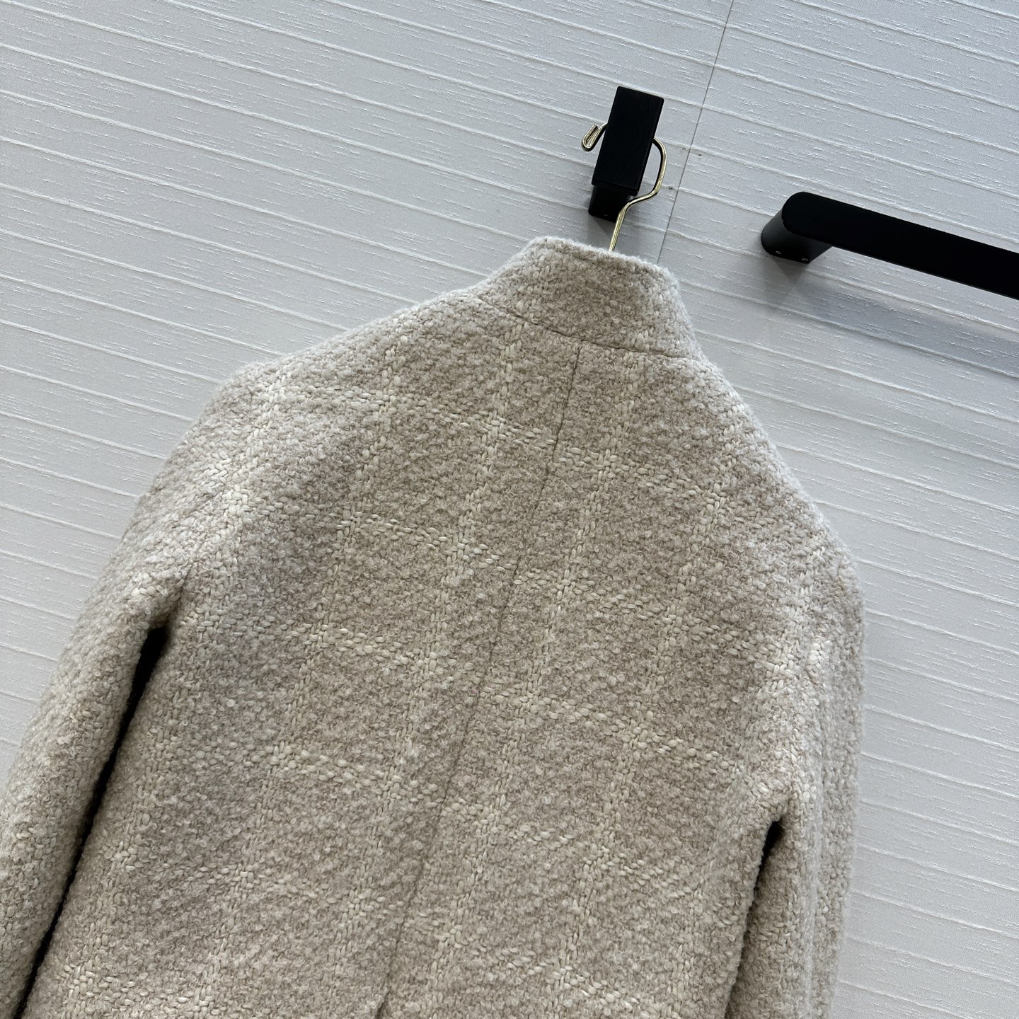 独家首发，高端原单品质❤️Lp高奢老钱风穿搭！Spagna系列格纹羊毛花呢格纹外套！低调暗纹毛圈面料软糯