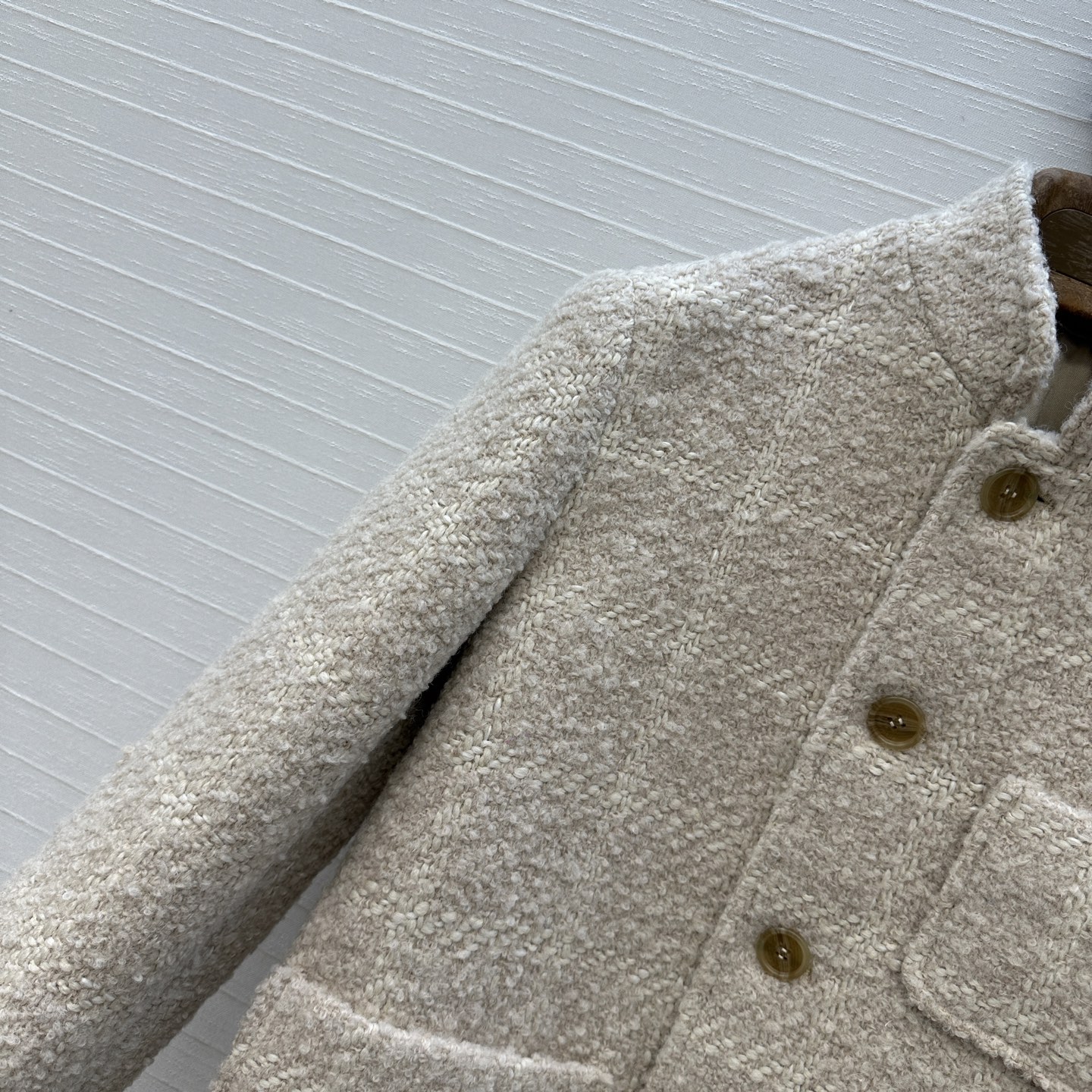 独家首发，高端原单品质❤️Lp高奢老钱风穿搭！Spagna系列格纹羊毛花呢格纹外套！低调暗纹毛圈面料软糯