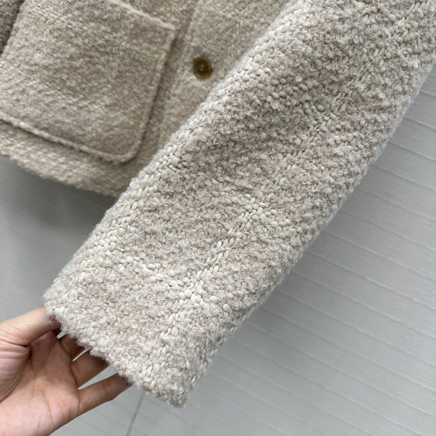 独家首发，高端原单品质❤️Lp高奢老钱风穿搭！Spagna系列格纹羊毛花呢格纹外套！低调暗纹毛圈面料软糯