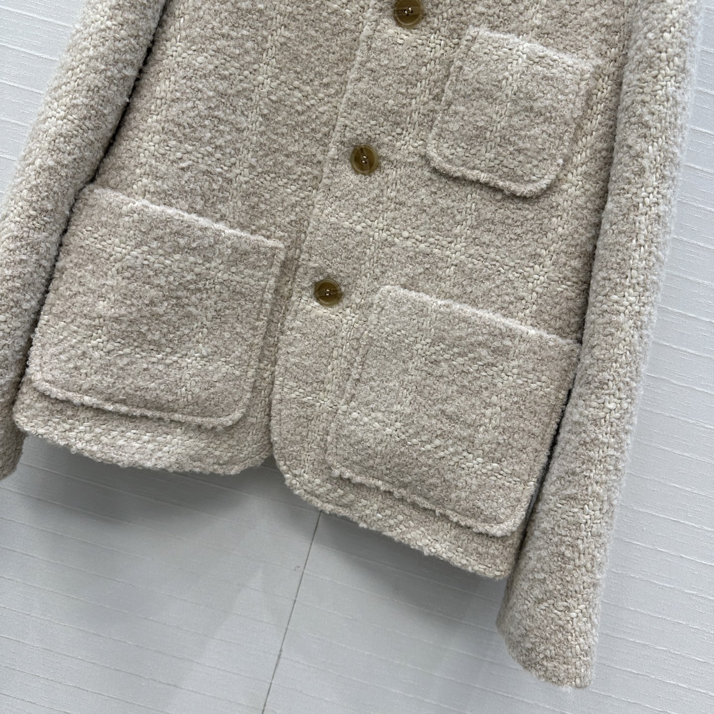 独家首发，高端原单品质❤️Lp高奢老钱风穿搭！Spagna系列格纹羊毛花呢格纹外套！低调暗纹毛圈面料软糯