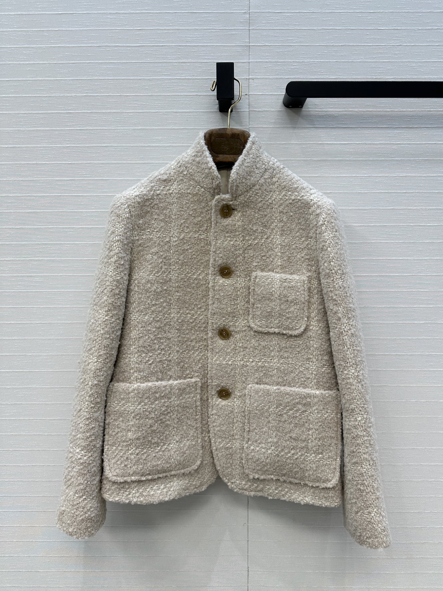 独家首发，高端原单品质❤️Lp高奢老钱风穿搭！Spagna系列格纹羊毛花呢格纹外套！低调暗纹毛圈面料软糯