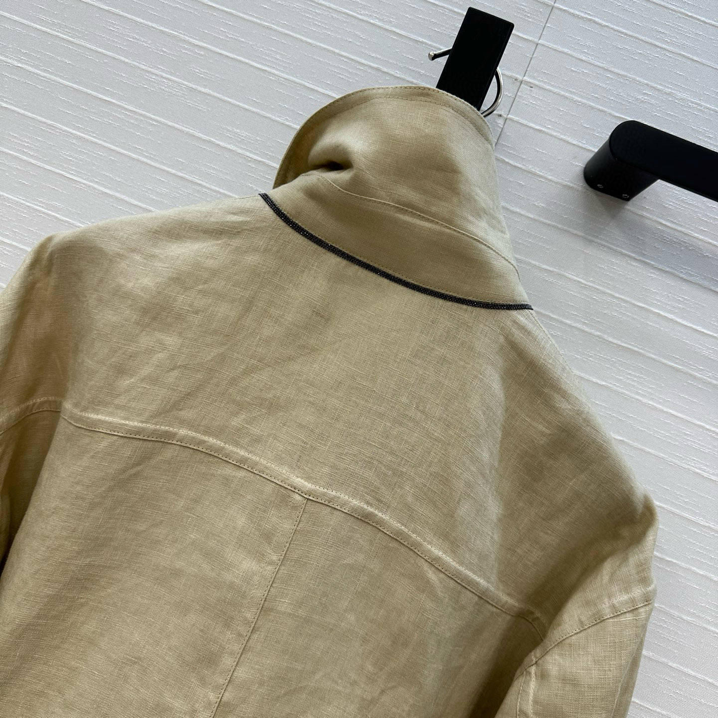 独家首发❤️原单品质，BC老钱风穿搭！休闲双口袋亚麻翻领夹克外套！松弛感衣橱必备单品！进口100%亚麻面