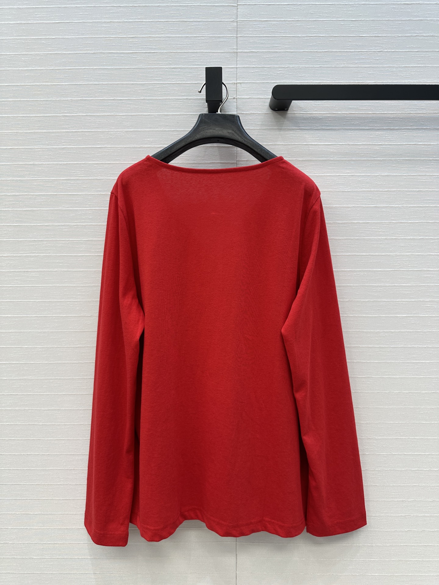 爆款必入❤️Row风纸片人穿搭！亨利领棉质长袖T恤！极简叠搭日常好穿！白富美必入气质打底单品休闲舒适。不