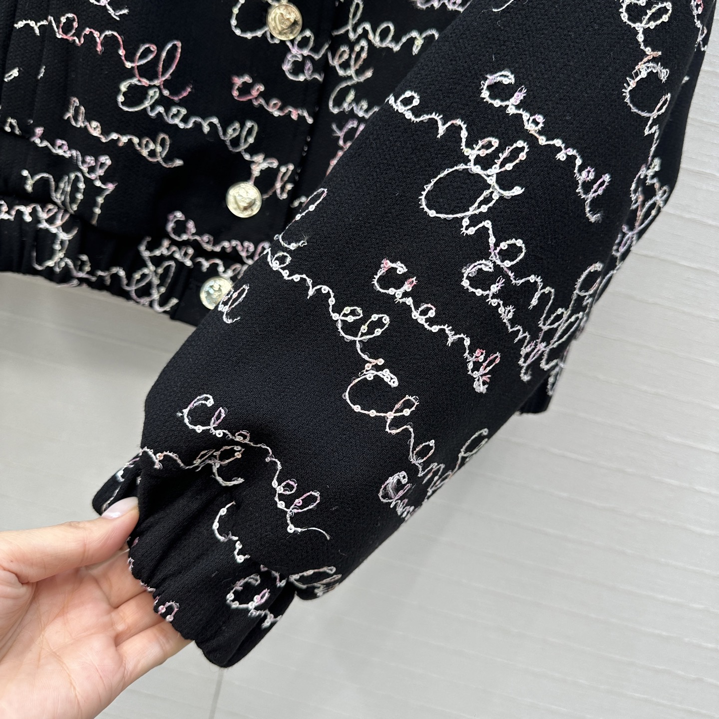 独家首发❤️原单品质🍒coco女孩25B新品，时髦精必备夹克外套，小立领短款版型百搭不挑人，经典松紧下摆