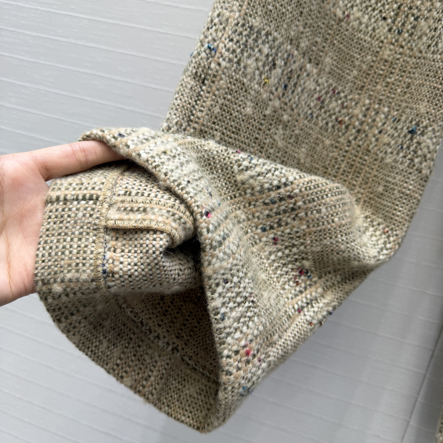 独家首发，高端原单品质❤️Lp高奢老钱风穿搭！Spagna系列宝石混纱羊毛花呢格纹长裤！多色纱线交织羊毛