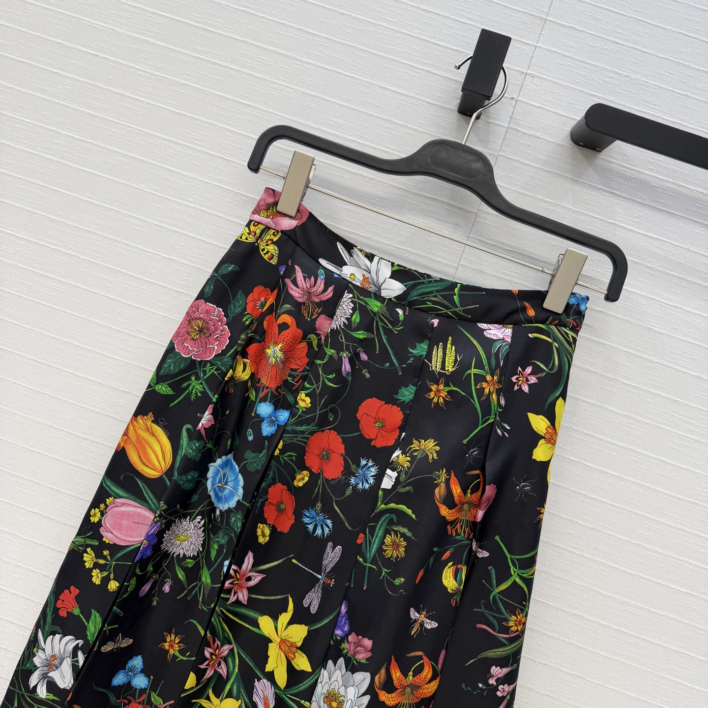 高端原单品质💕26春夏GG花㚏16姆米真丝压褶长半裙！100%真丝斜纹绸，鲜明个性白富美必备神器，压褶裙