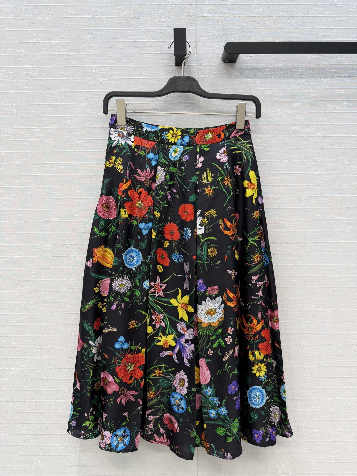 高端原单品质💕26春夏GG花㚏16姆米真丝压褶长半裙！100%真丝斜纹绸，鲜明个性白富美必备神器，压褶裙