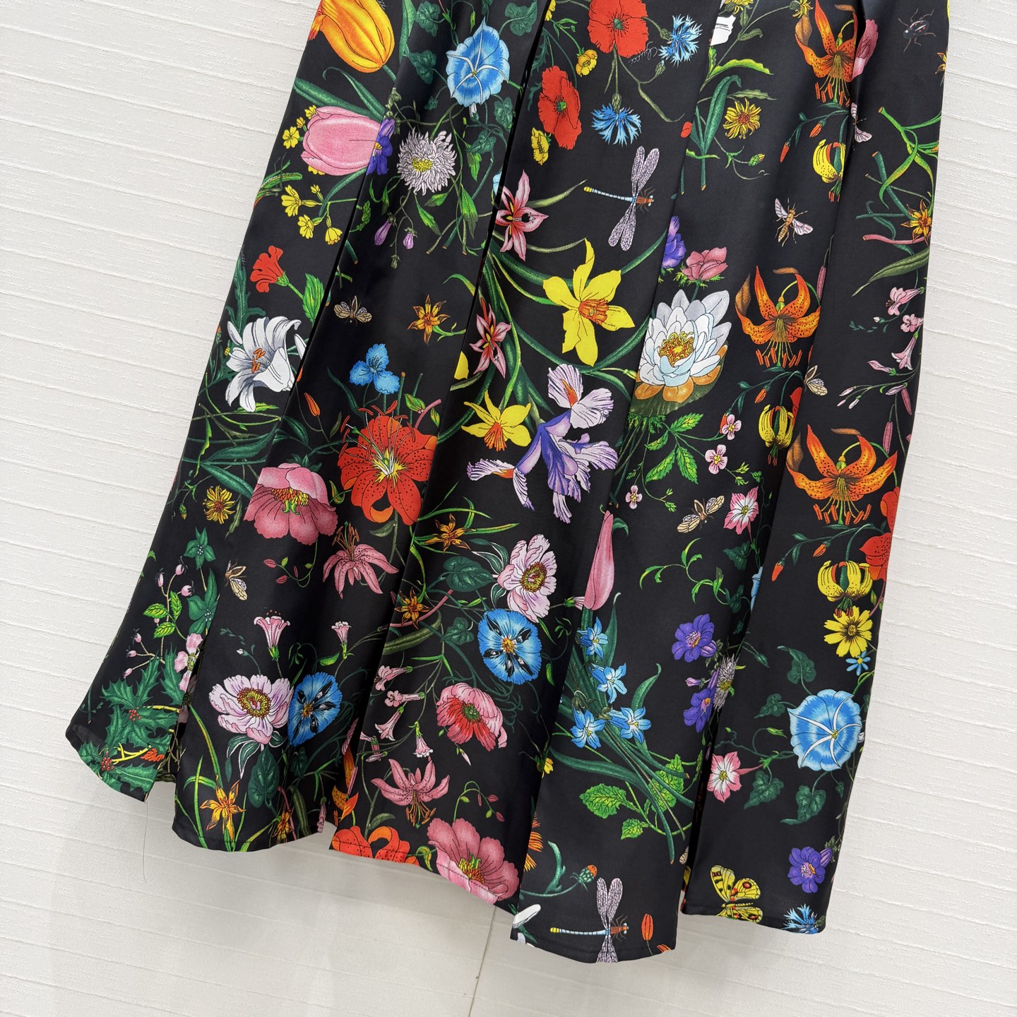 高端原单品质💕26春夏GG花㚏16姆米真丝压褶长半裙！100%真丝斜纹绸，鲜明个性白富美必备神器，压褶裙