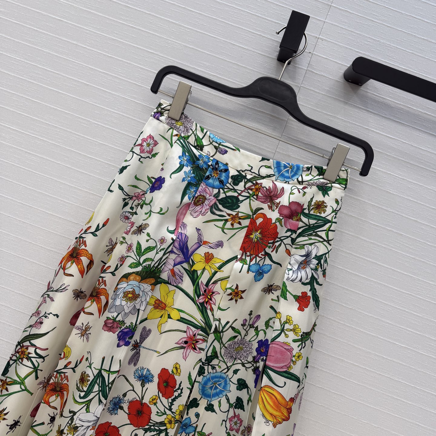 高端原单品质💕26春夏GG花㚏16姆米真丝压褶长半裙！100%真丝斜纹绸，鲜明个性白富美必备神器，压褶裙