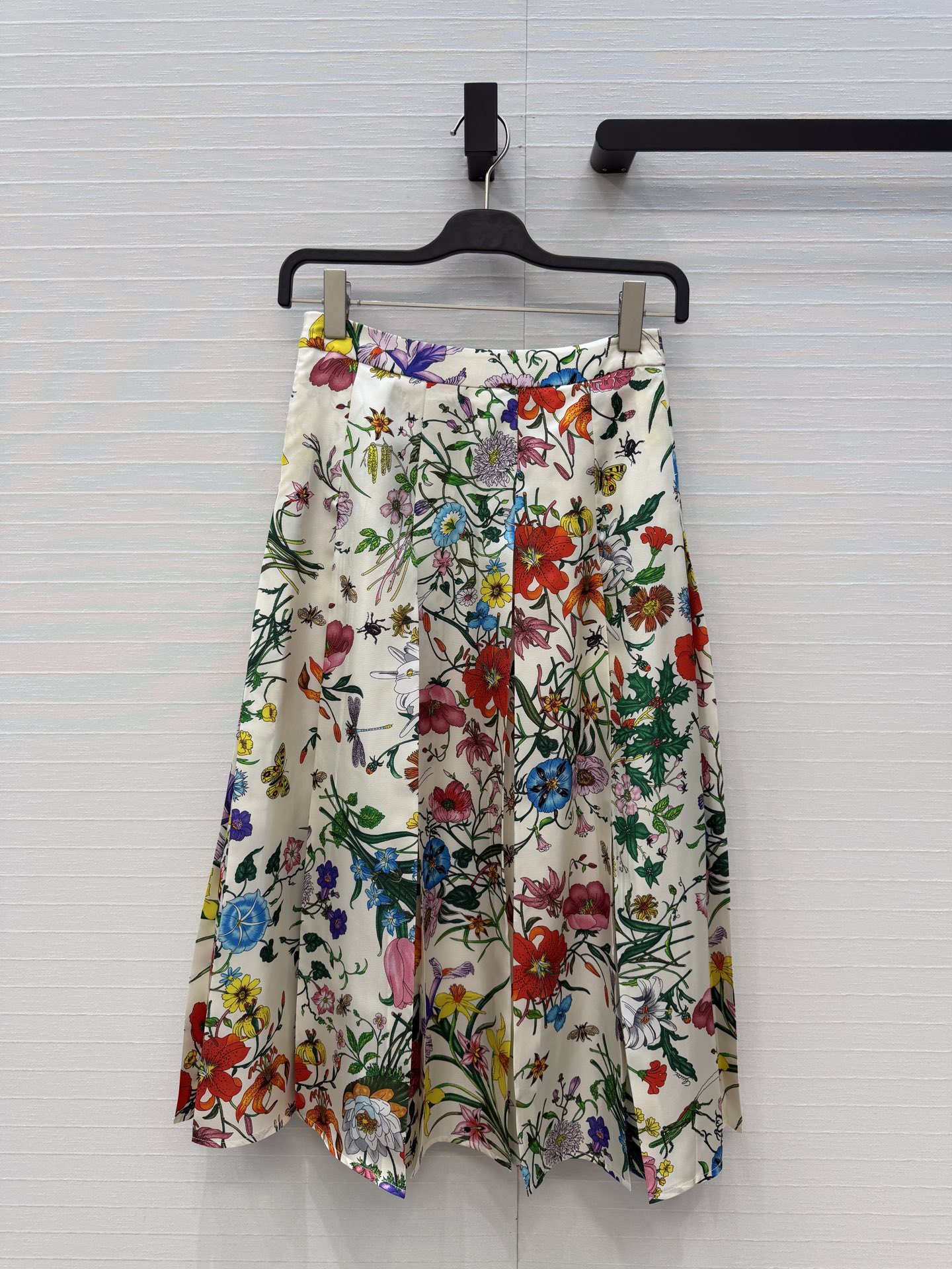 高端原单品质💕26春夏GG花㚏16姆米真丝压褶长半裙！100%真丝斜纹绸，鲜明个性白富美必备神器，压褶裙