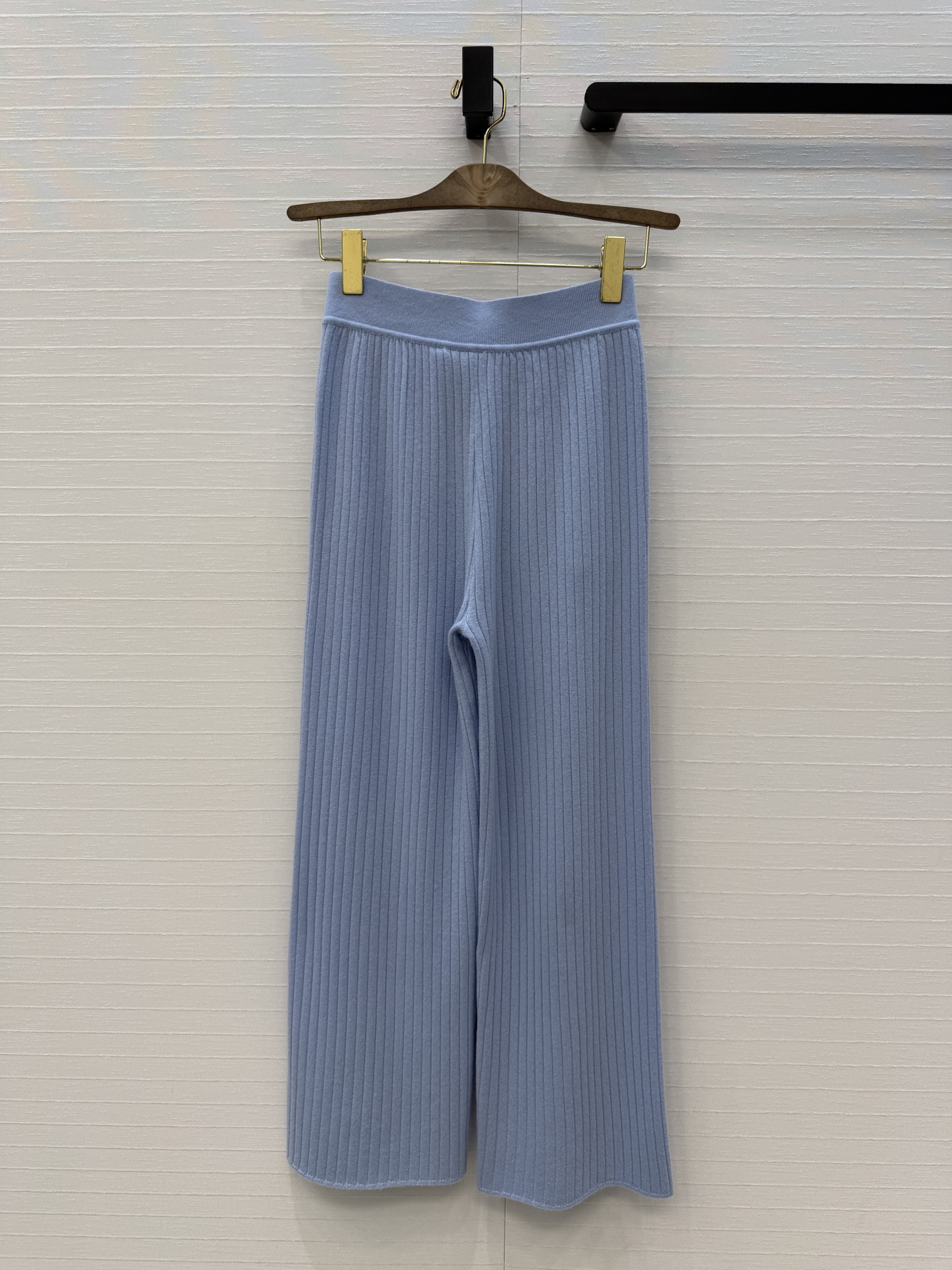 爆款推荐❤️ Lp高智感 老钱风穿搭羊绒针织休闲裤，瑞士机织坑条罗纹翻针工艺 直筒阔腿裤简洁大气！版型上