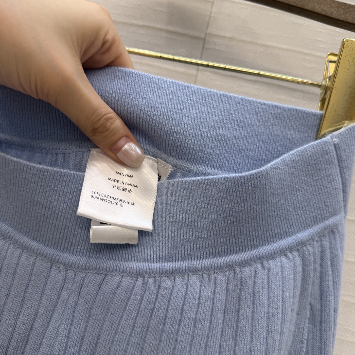 爆款推荐❤️ Lp高智感 老钱风穿搭羊绒针织休闲裤，瑞士机织坑条罗纹翻针工艺 直筒阔腿裤简洁大气！版型上