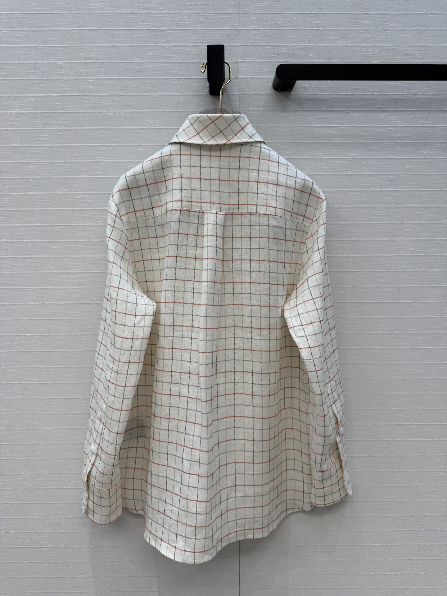 独家首发！❤️Lp高智感穿搭！南法风情氛围感 经典格纹印花亚麻衬衫！100%亚麻面料质感轻盈舒适。气质衬