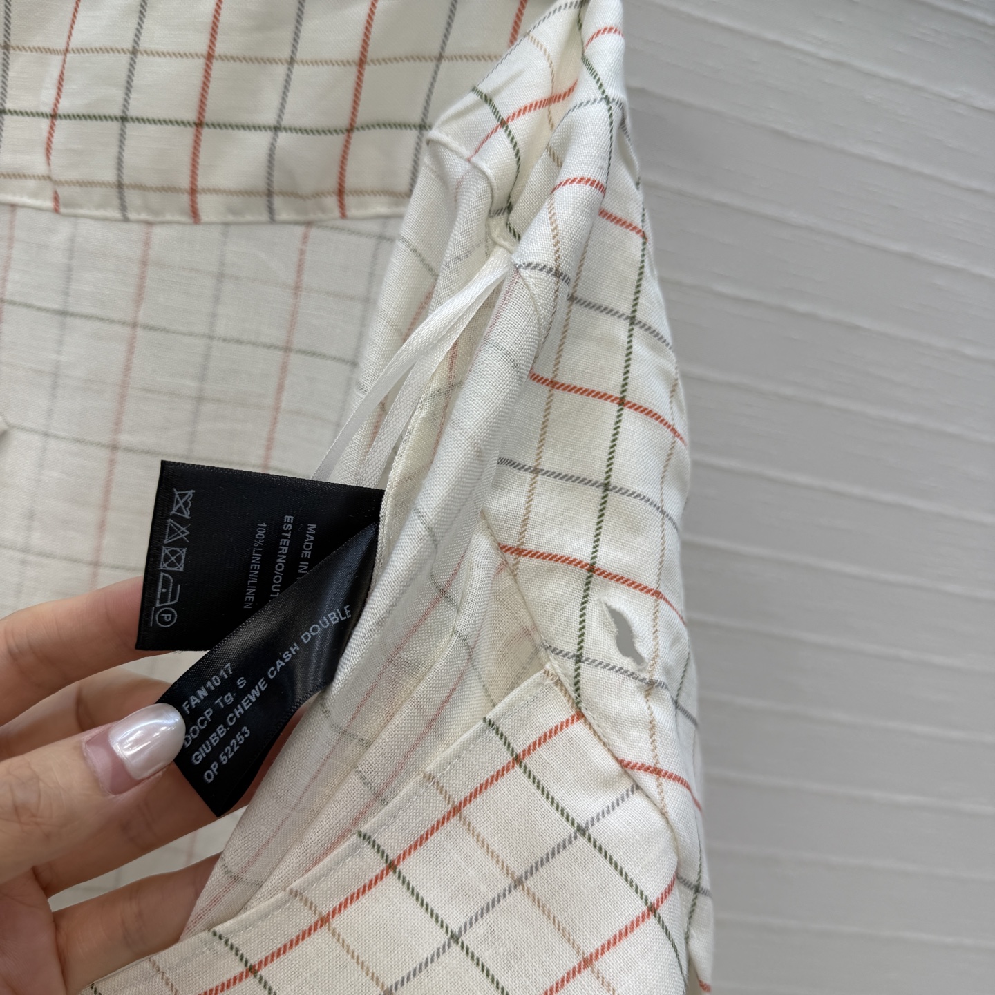 独家首发！高端原单品质❤️Lp高智感穿搭！南法风情氛围感 经典格纹长半裙！进口100%亚麻面料质感轻盈舒