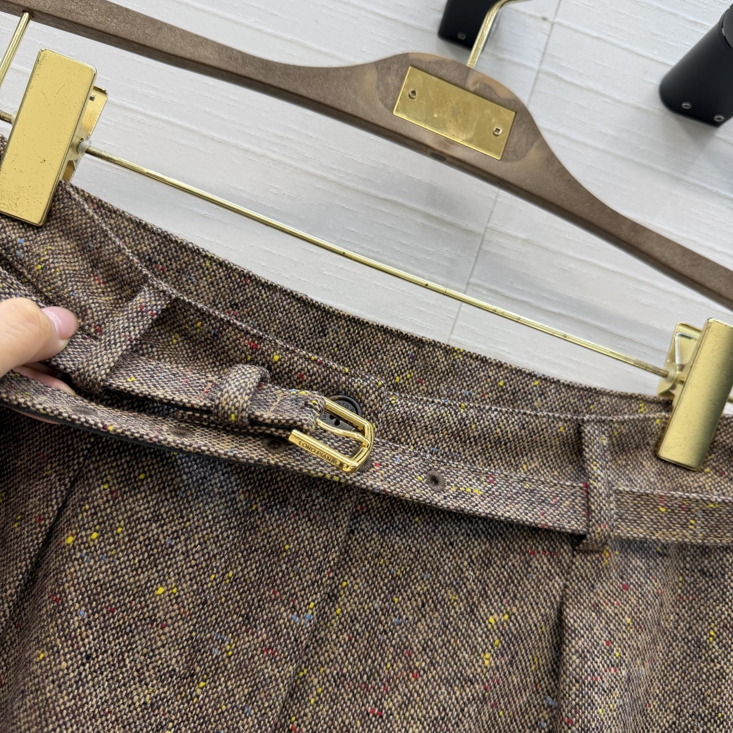 强烈推荐❤️Lp高智感 老钱风穿搭气质褶裥小西裤！简洁大气经典版型上身高挑又显瘦！优雅百搭不挑人！进口羊