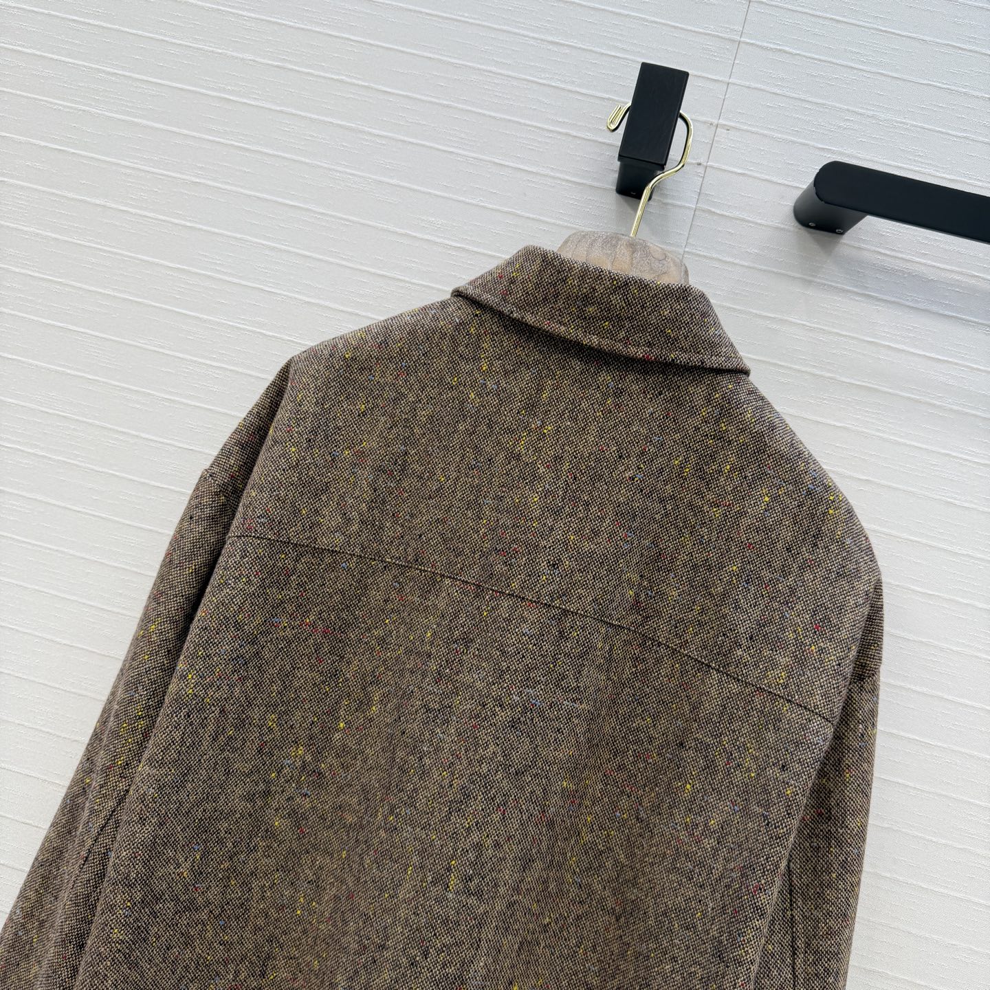 强烈推荐❤️Lp高智感 老钱风穿搭气质工装风衬衫外套，简洁大气经典版型上身高挑又显瘦！优雅百搭不挑人！进