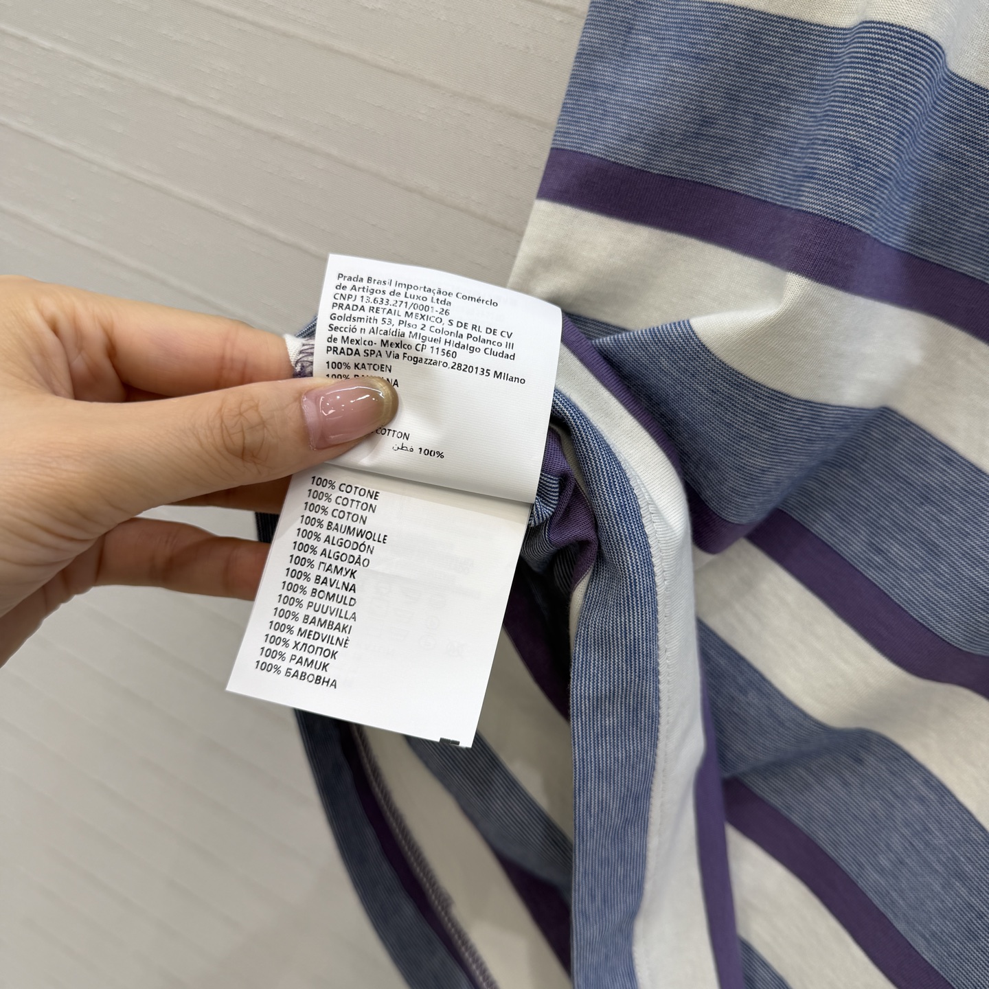 独家首发❤️原单品质PR时髦精单品！标签高定纯棉条纹背心！版型做工细节全面到位！进口面料细腻质感无敌！减