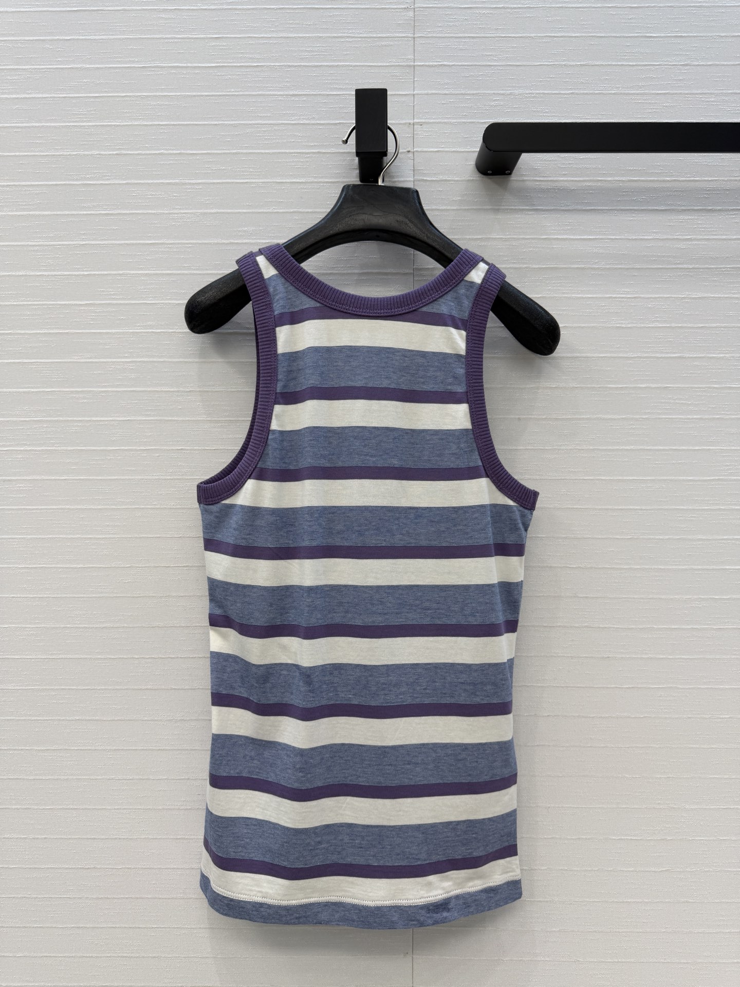 独家首发❤️原单品质PR时髦精单品！标签高定纯棉条纹背心！版型做工细节全面到位！进口面料细腻质感无敌！减