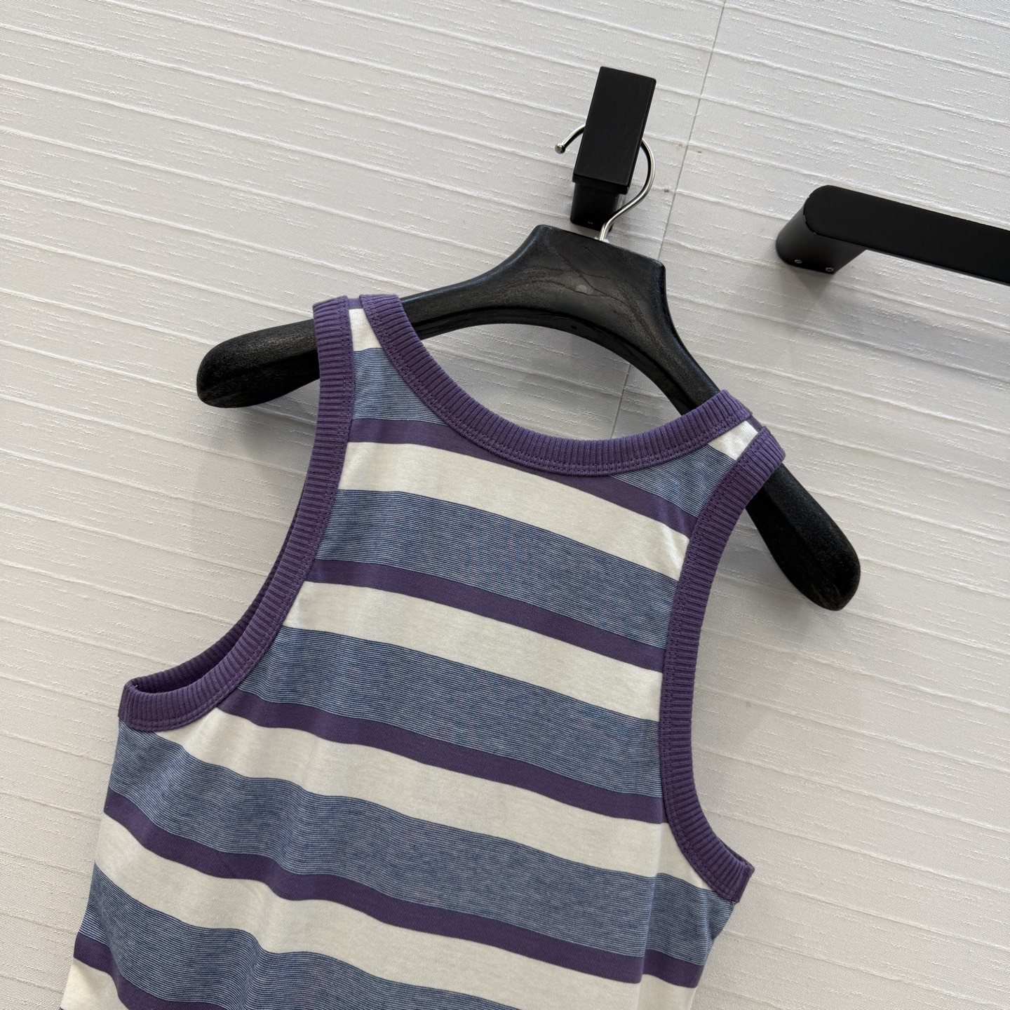 独家首发❤️原单品质PR时髦精单品！标签高定纯棉条纹背心！版型做工细节全面到位！进口面料细腻质感无敌！减