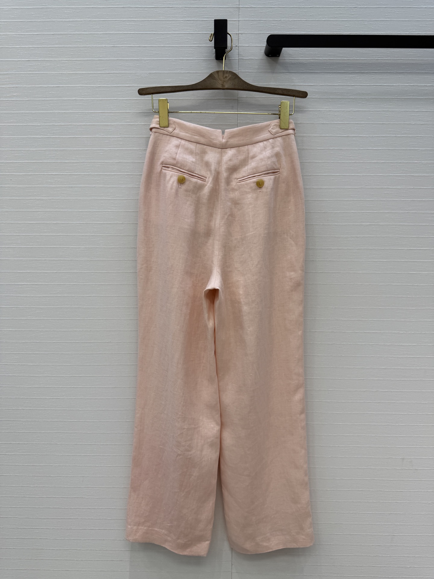 高端原单品质❤️26春款上新Lp高智感穿搭！老钱风氛围感Rodge优雅褶裥长裤。定制baby粉进口亚麻面