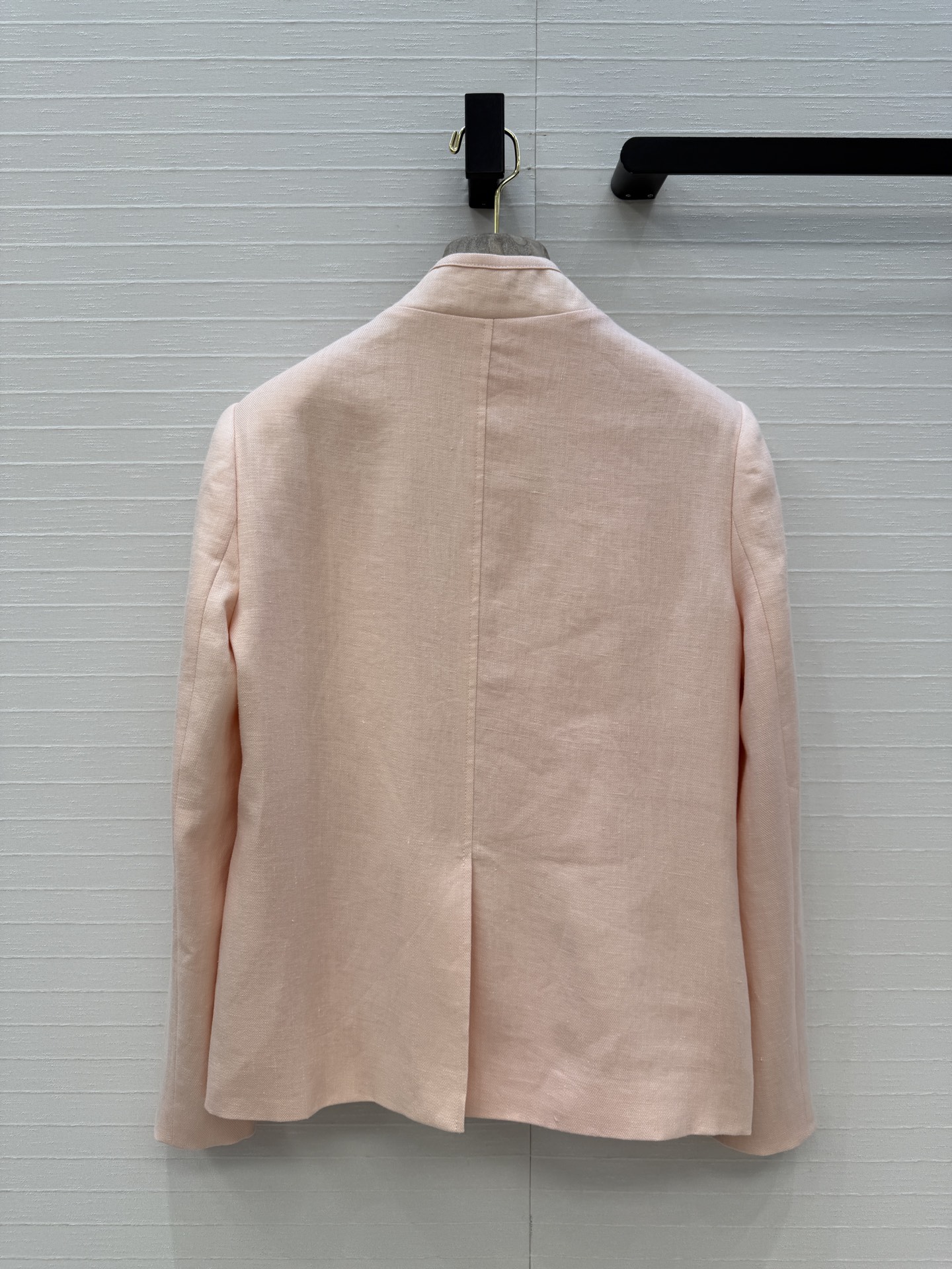 高端原单品质❤️26春款上新Lp高智感穿搭！老钱风氛围感Spagna立领亚麻夹克外套，定制baby粉进口