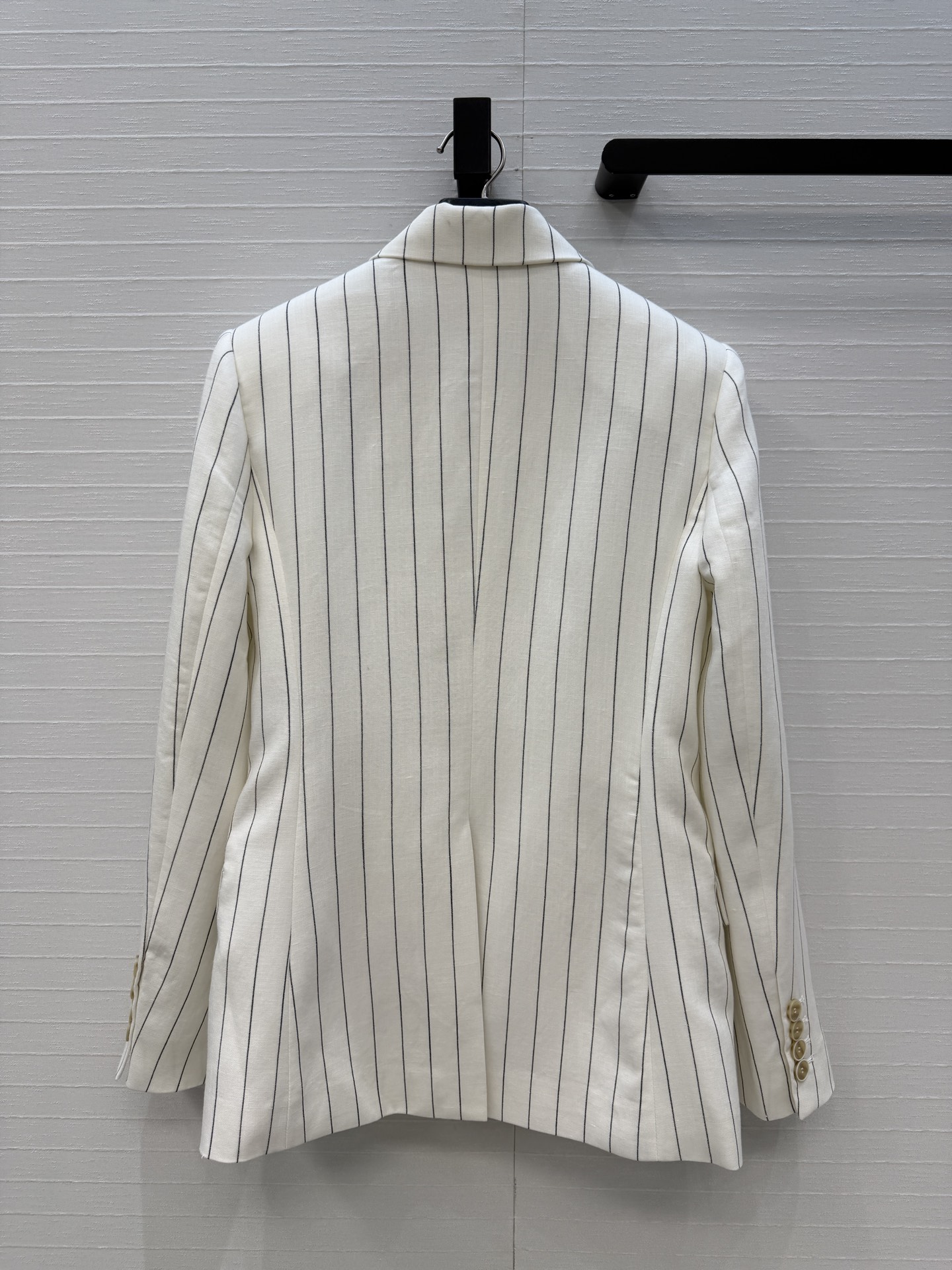 独家首发，高端品质❤️RL26早春新品老钱风穿搭条纹西装外套，进口天丝亚麻混纺面料质感超赞！双排扣+枪驳