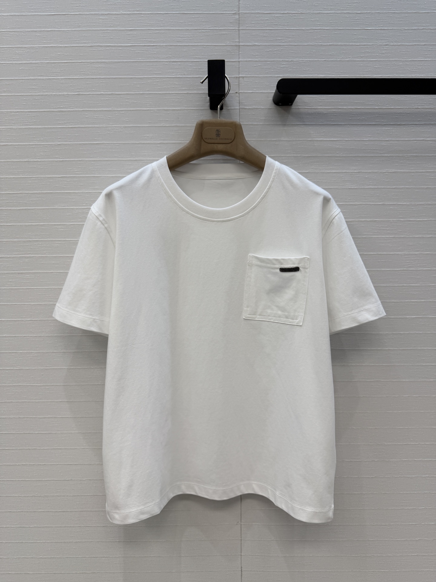 原单品质❤️BC高智感穿搭26s春夏新品！定位铜链刺绣短袖T恤！简约意式美学，经典版型不挑人上身显瘦又百