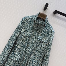 独家首发❤️高端品质,Loro Piana新品南法庄园度假风 慵懒浪漫的小碎花,蓝绿色碎花亚麻旅行者外套 独家首发❤️高端品质,Loro Piana新品南法庄园度假风 慵懒浪漫的小碎花,蓝绿色碎花亚麻旅行者外套
