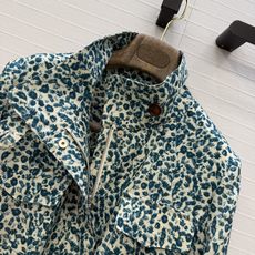 独家首发❤️高端品质,Loro Piana新品南法庄园度假风 慵懒浪漫的小碎花,蓝绿色碎花亚麻旅行者外套 独家首发❤️高端品质,Loro Piana新品南法庄园度假风 慵懒浪漫的小碎花,蓝绿色碎花亚麻旅行者外套