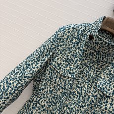 独家首发❤️高端品质,Loro Piana新品南法庄园度假风 慵懒浪漫的小碎花,蓝绿色碎花亚麻旅行者外套 独家首发❤️高端品质,Loro Piana新品南法庄园度假风 慵懒浪漫的小碎花,蓝绿色碎花亚麻旅行者外套