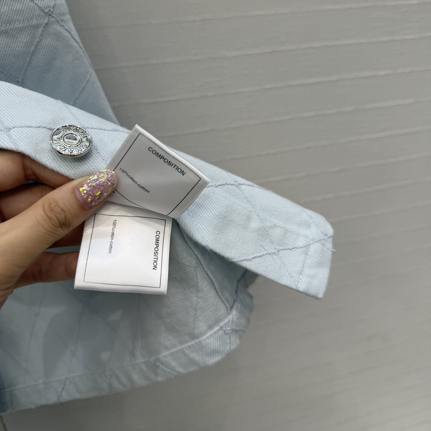 原单品质❤️Coco女孩beach沙滩🏖️系列度假新品！重工刺绣菱格线绣牛仔吊带连衣裙！双口袋设计收腰包