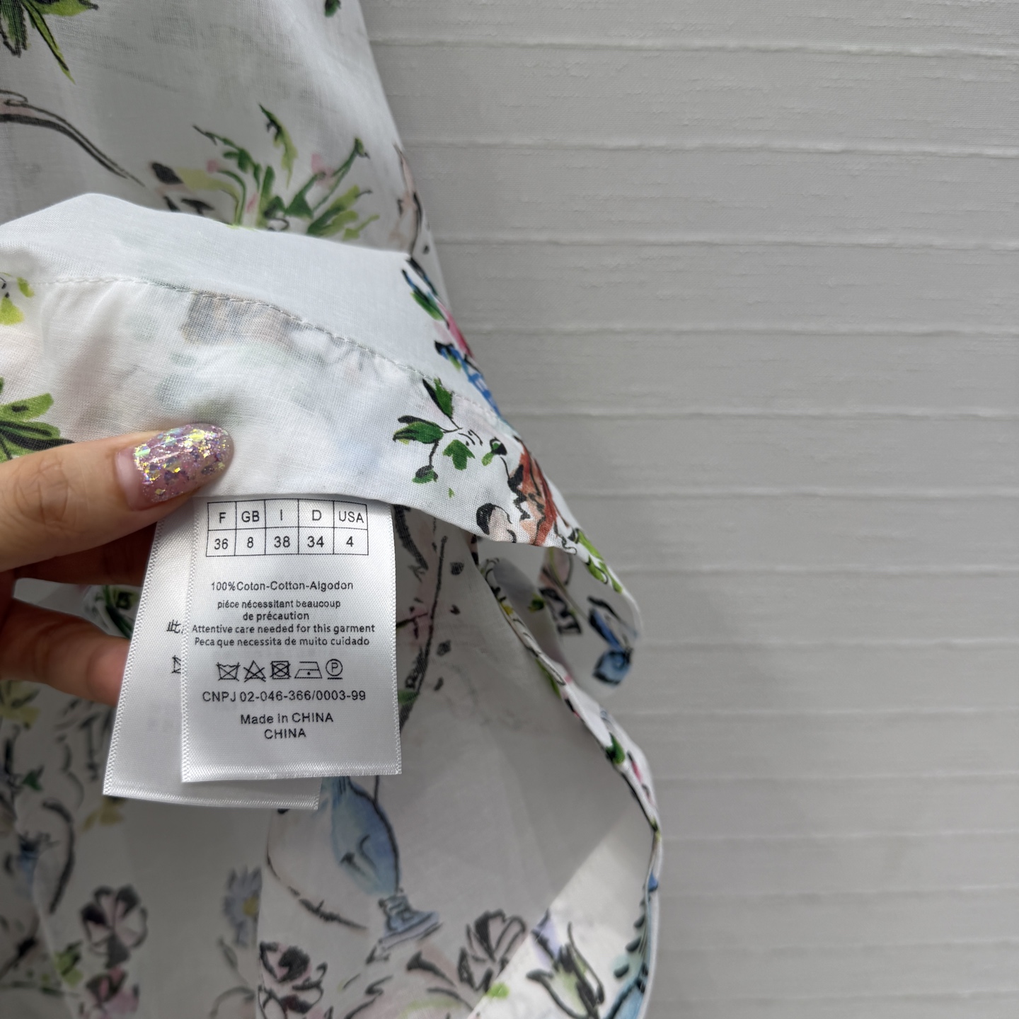 高端品质❤️Dio*26早春新品iviera系列 彩色花束印花长裙！重新诠释 Dior 经典图案。定制进