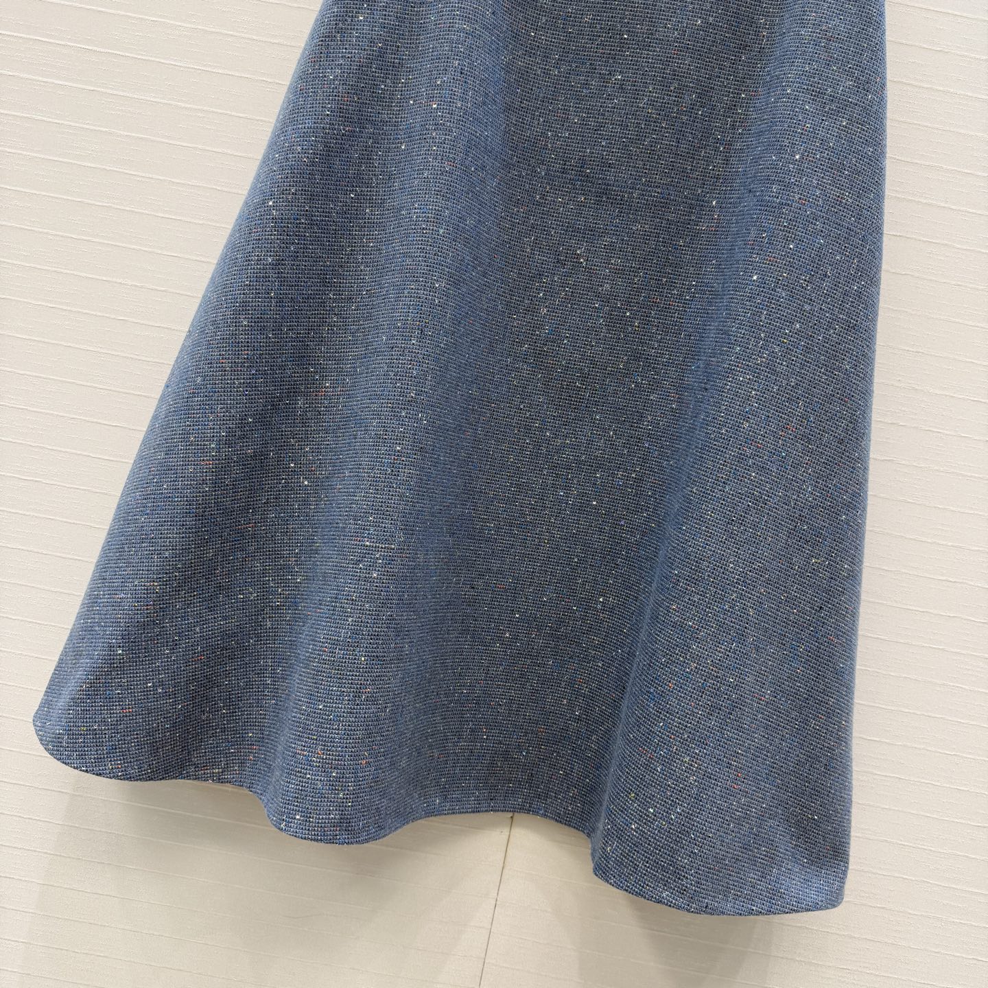 原单品质！❤️Miss D 26早秋新品彩色蓝点经典长半裙，白富美必入单品，定制珠片混纱粗花呢面料！减龄气质经典高腰伞A