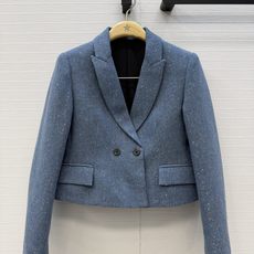 原单品质!❤️Miss D 26早秋新品彩色蓝点西装短外套,白富美必入单品,定制珠片混纱粗花呢面料!减龄气质,收腰廓形A 原单品质!❤️Miss D 26早秋新品彩色蓝点西装短外套,白富美必入单品,定制珠片混纱粗花呢面料!减龄气质,收腰廓形A