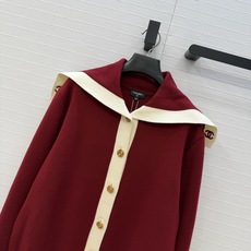 高端原单品质❤️26B早秋🍂新品,Coco海军风翻领针织开衫。瑞士机双织工艺定制进口羊毛羊绒纱线。非常有氛围感减龄穿搭! 高端原单品质❤️26B早秋🍂新品,Coco海军风翻领针织开衫。瑞士机双织工艺定制进口羊毛羊绒纱线。非常有氛围感减龄穿搭!