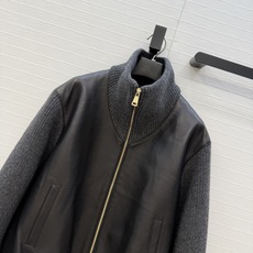 独家首发❤️高端好货,Ala*秋冬新品真皮拼接立领毛织飞行夹克外套,富婆姐姐们赶紧冲!白富美女神必入高奢单品!松弛感的休 独家首发❤️高端好货,Ala*秋冬新品真皮拼接立领毛织飞行夹克外套,富婆姐姐们赶紧冲!白富美女神必入高奢单品!松弛感的休