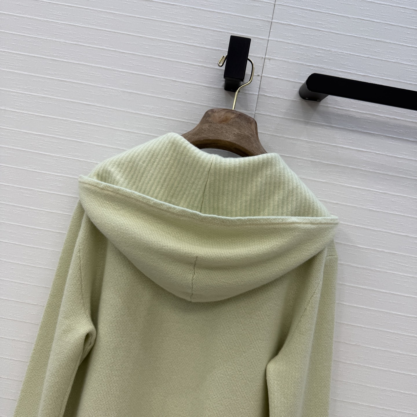 高端品质！LP高智感穿搭❤️26早秋新品蜂窝针织羊绒连帽外套，拼色小细节慵懒自在的氛氛围！瑞士机织工艺打造低调奢华的高级