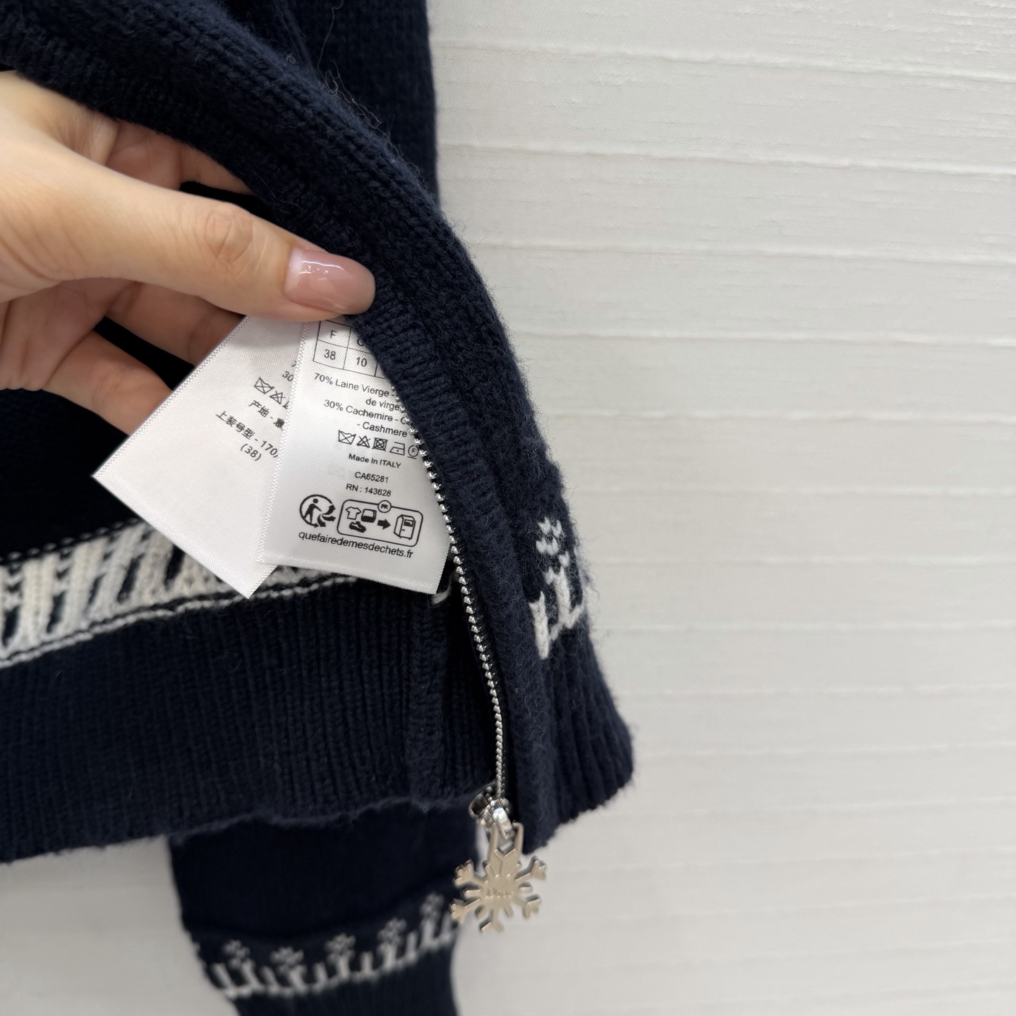 原单品质，MissD26秋冬新品阿尔卑斯滑雪系列Fair Isle羊毛外套！非常有冬日氛围感的费尔岛勾花图案，经典双织立