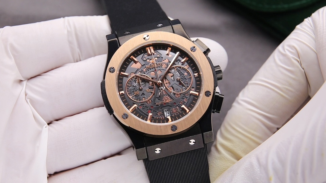High-Quality Woo-Buk Men’s Watch with Metal-Lace Design and VK Stone Core