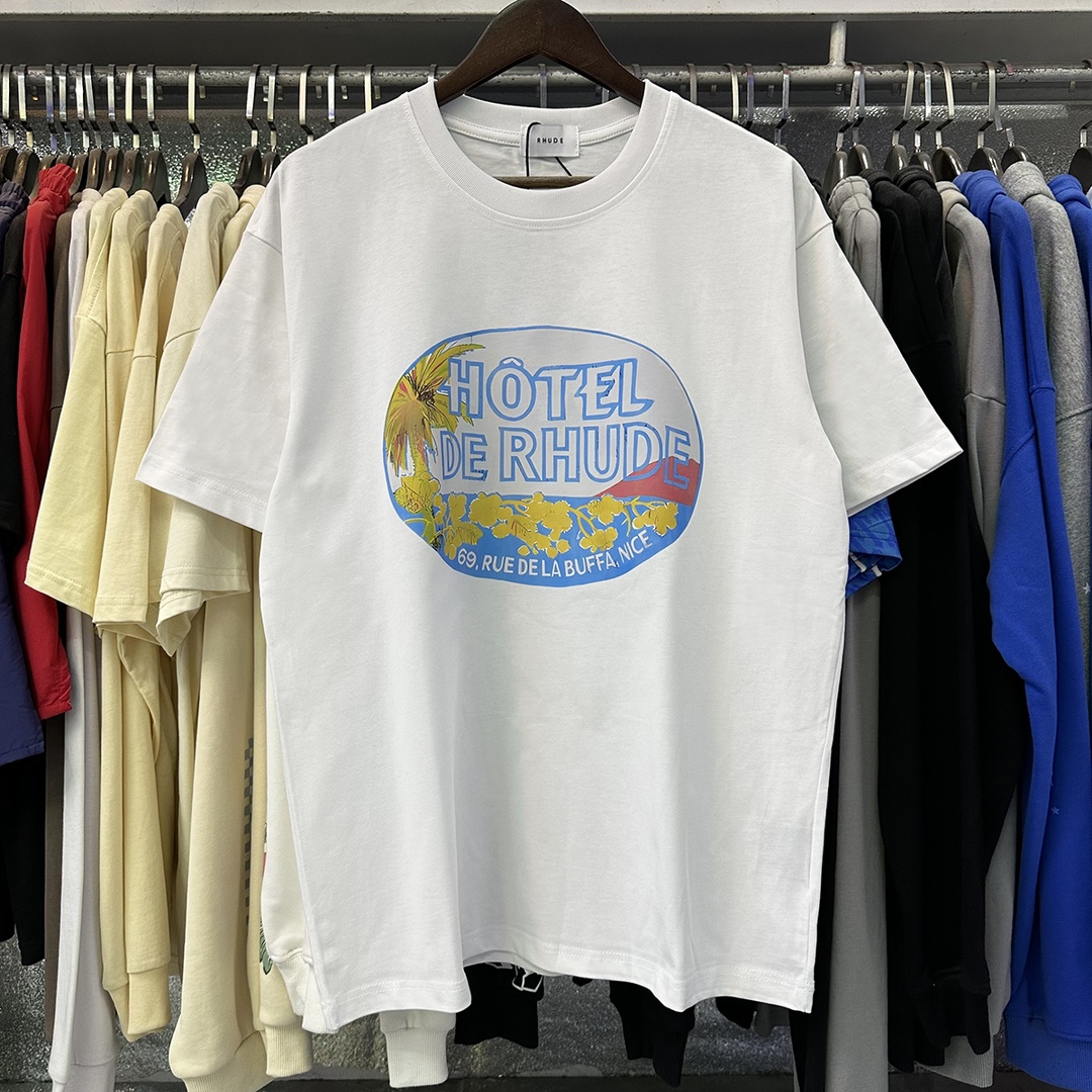 High-Quality Double-Gart T-shirts in Black, White, Almond – FH 5091, Various Sizes - 图片 7