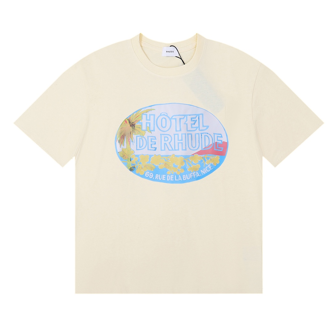 High-Quality Double-Gart T-shirts in Black, White, Almond – FH 5091, Various Sizes - 图片 3