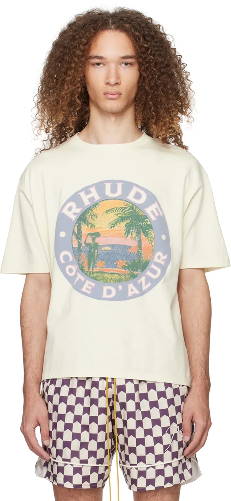 Foreign-Trade T-Shirts featuring Guacamole Rhude Lake and Coconut Landscape, Various Colors and Sizes.