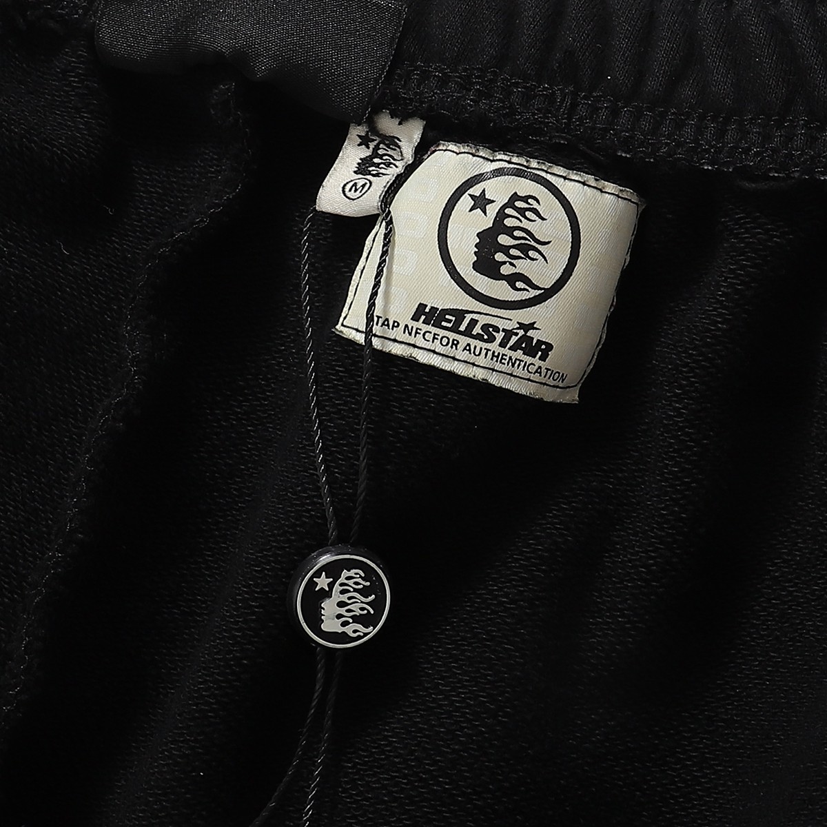 “FH 2506 Black Cotton Shorts with Pure Water Washed Logo for Old” - 图片 8
