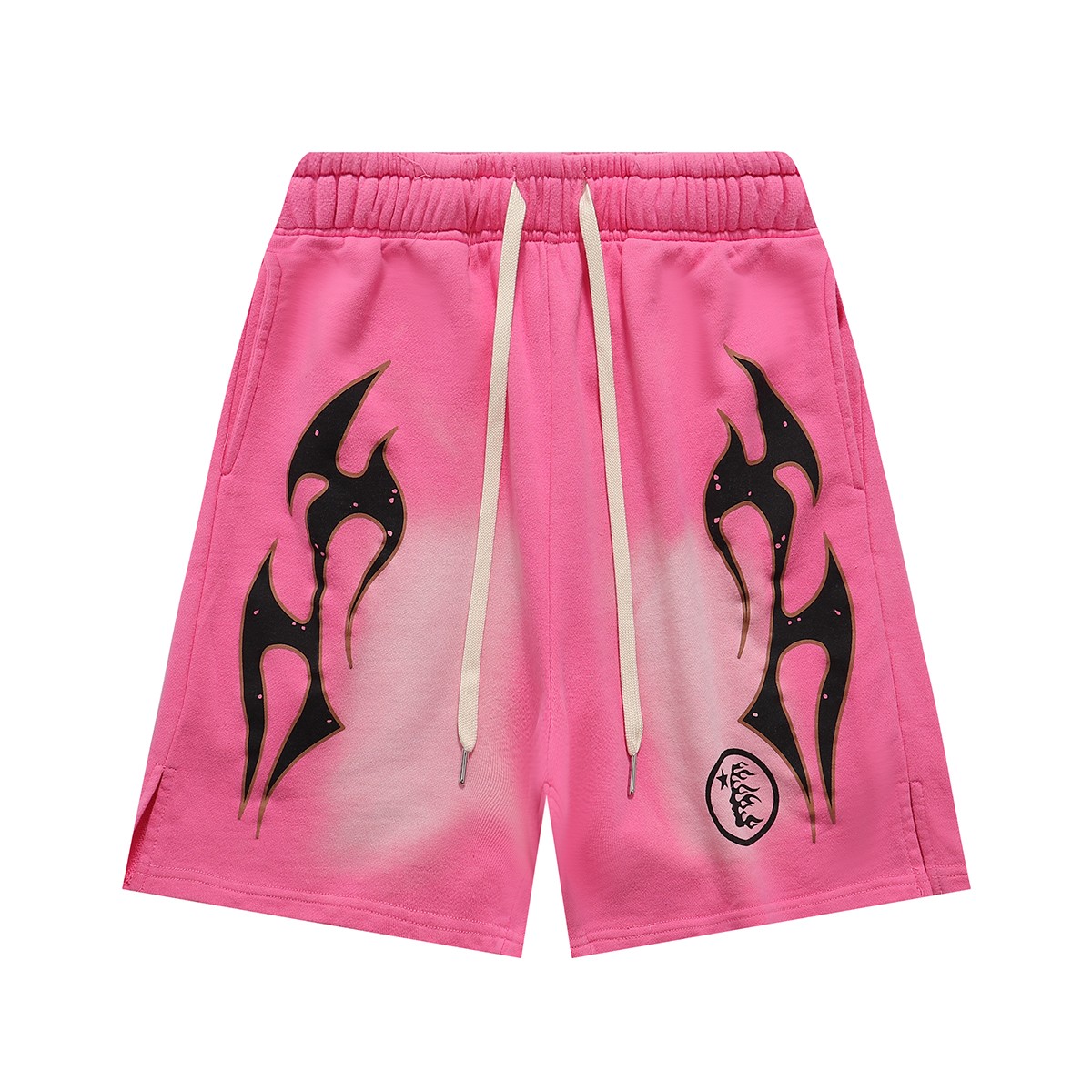 Herstar’s Inferno Mud-Washed Cotton Leisure Shorts in Black, Gray, Pink (Sizes S-XL) - 图片 4