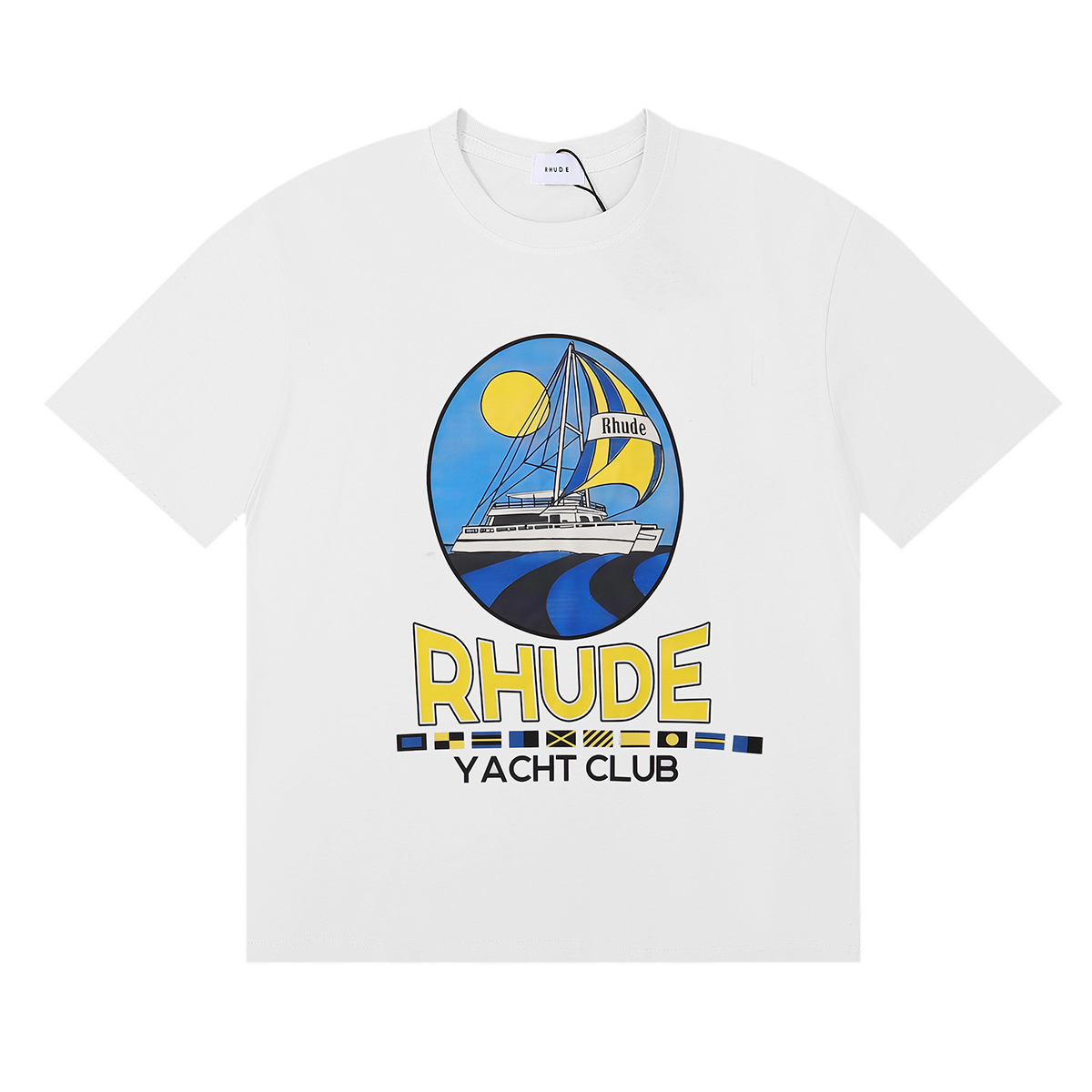 Rede Yacht Club T-shirt Collection: No. FH 5095 in Black, White, Almond, SM-L-XL Sizes. - 图片 2