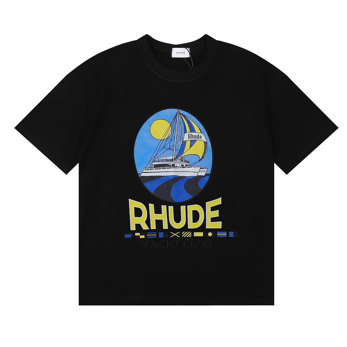 Rede Yacht Club T-shirt Collection: No. FH 5095 in Black, White, Almond, SM-L-XL Sizes. - 图片 5