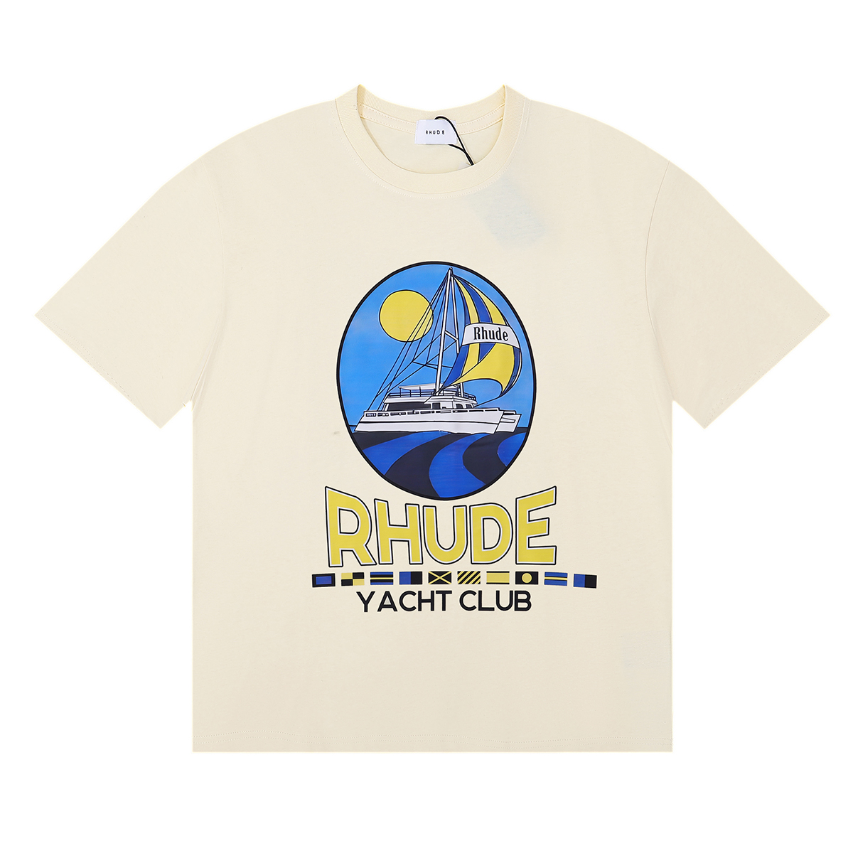 Rede Yacht Club T-shirt Collection: No. FH 5095 in Black, White, Almond, SM-L-XL Sizes. - 图片 7