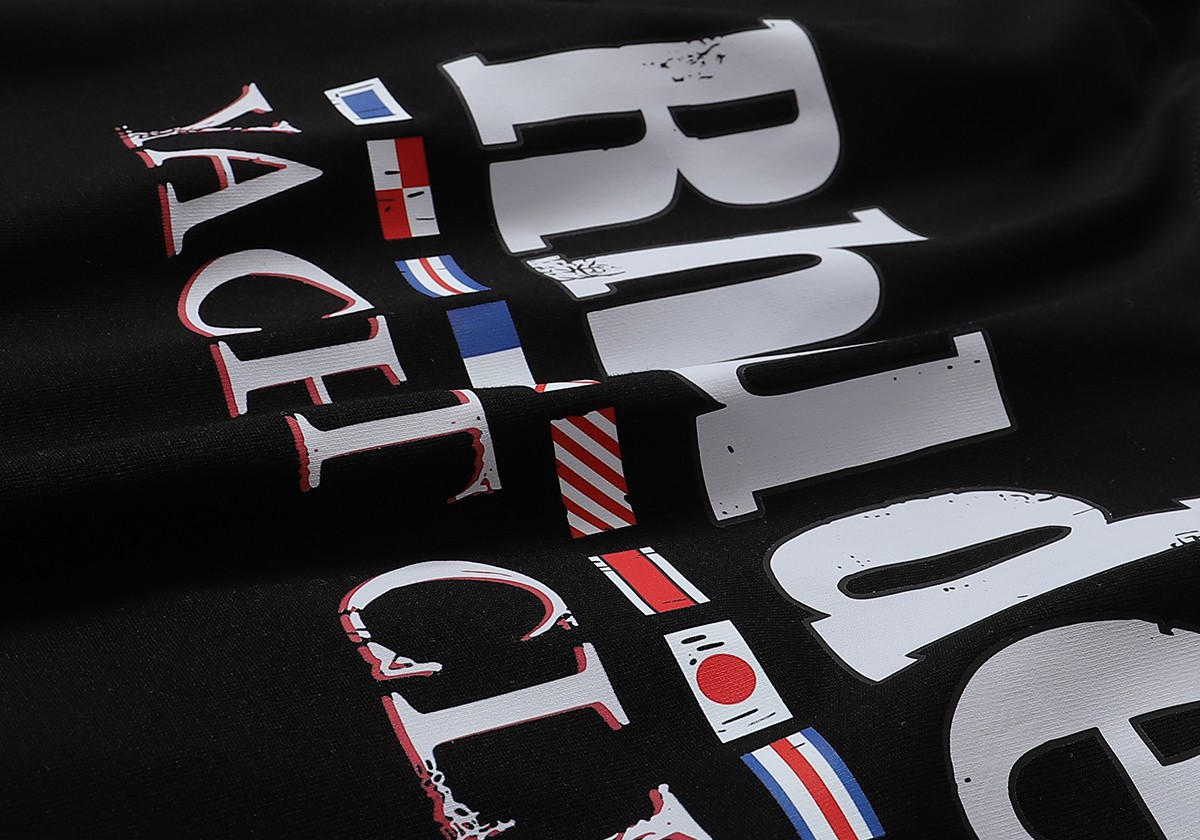 High-Quality Rhude Yacht Club Flag T-shirts in Black, White, Almond; Sizes SM to XL - 图片 9